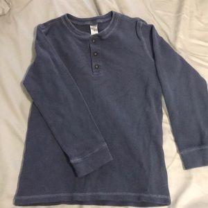 *SOLD*Boys size 8 Carter’s long sleeve thermal henley